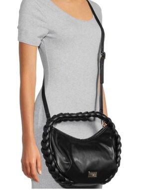 NIP Madden NYC Braided Crossbody Bag